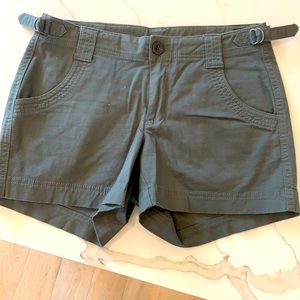 Athleta army green shorts